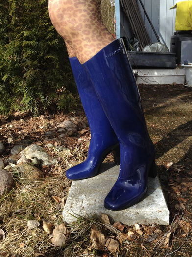 Patric Cox blue 39-17 - Patric Cox Rain boots for sale