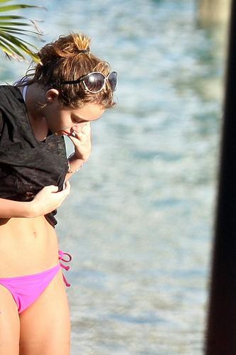 miley bikini rare