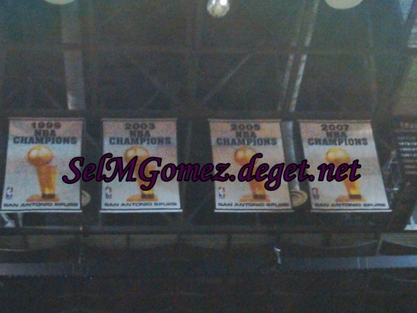 At the ATT Center for sound check GO SPURS!!!!! - x New proofs