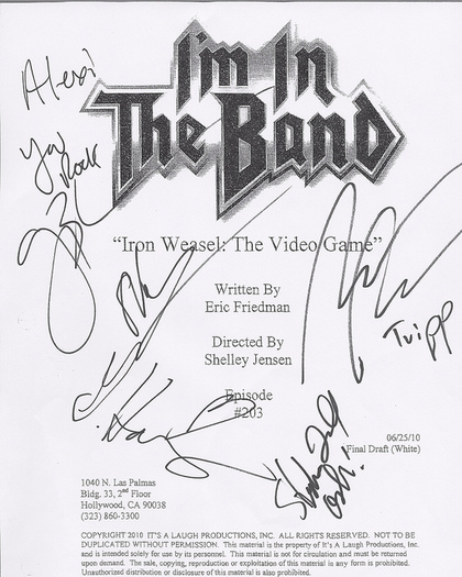 I\'m in the Band Script cover