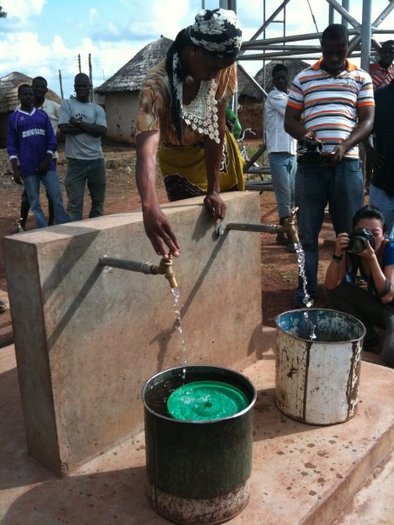 The government of Ghana in partnership with UNICEF has brought in pipe borne water to villages allow - x UNICEF Ghana trip