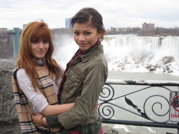 Me and Daya at the falls