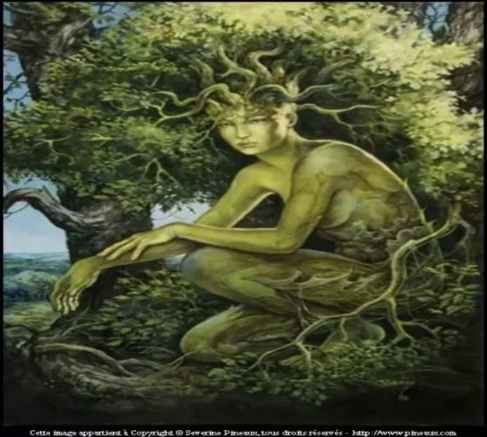  - Nymph - minor female nature deity - personifications of nature