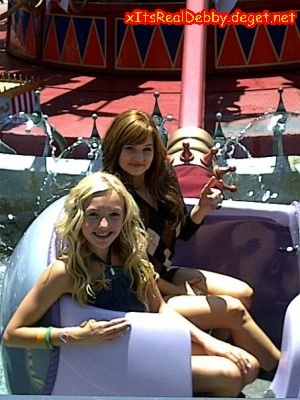 Me and @PetonList on Disney Land Paris - Hi-I am real Debby Ryan