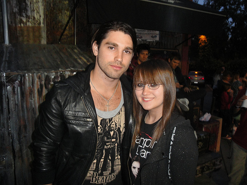 Justin Gaston and me