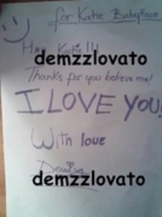 my autograph from DemzLovato - my autograph