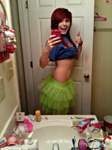 ; Because everyone needs a neon green tutu! :D
