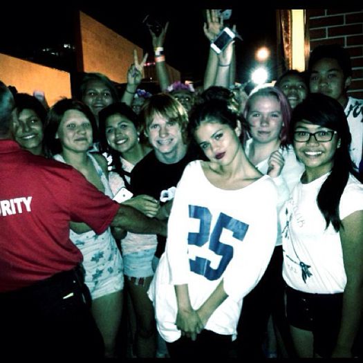 Selena Gomez and fans #1