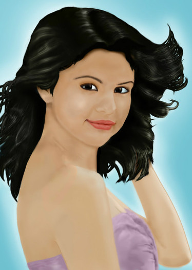 Selena_Gomez___Digital_paint_by_NoName1991