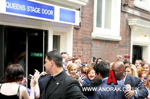 9062362 - Kevin and Joe-Arriving at Queens Theatre