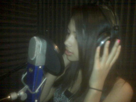 in the studio