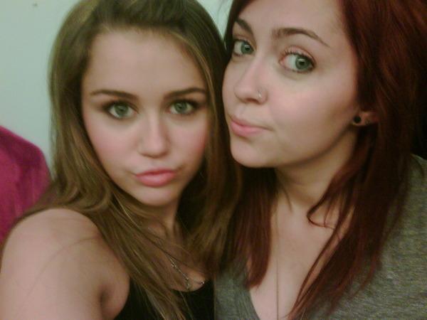 1 - me and my sister miley