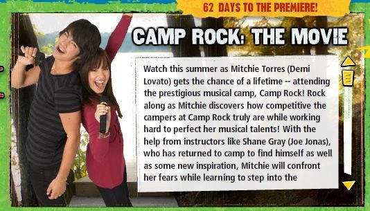the movie - Camp Rock Official Site Screencaps
