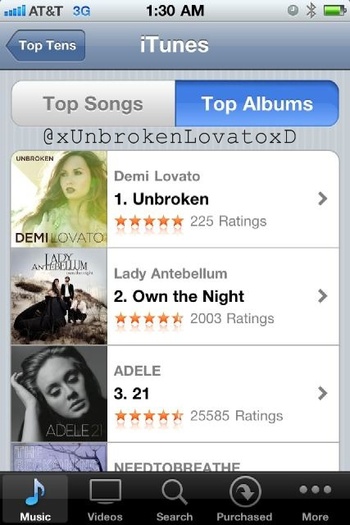 NUMBER 1 ON iTUNES ALREADY!!!??!!? AHHHH!!!! :D :D :D THANK YOU!!!!!