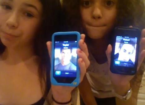 Look at our phone pic! - Me and Audrey