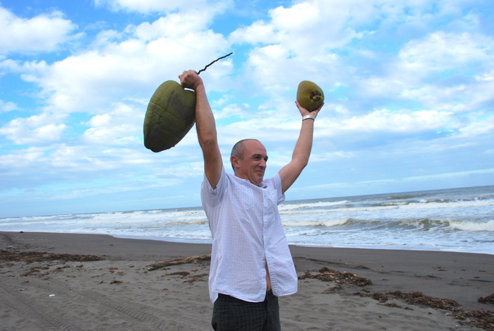 Harvest of the coconat - Costa Rica
