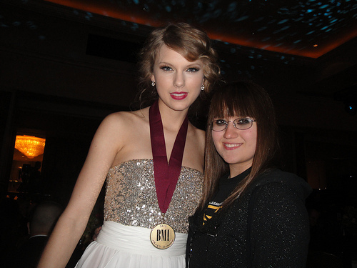 Taylor Swift and me at the 2010 BMI Awards, such a sweet girl
