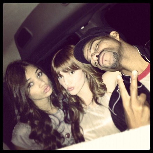 @princesspiamia and my choreographer Rosero on our way 2 dinner !!