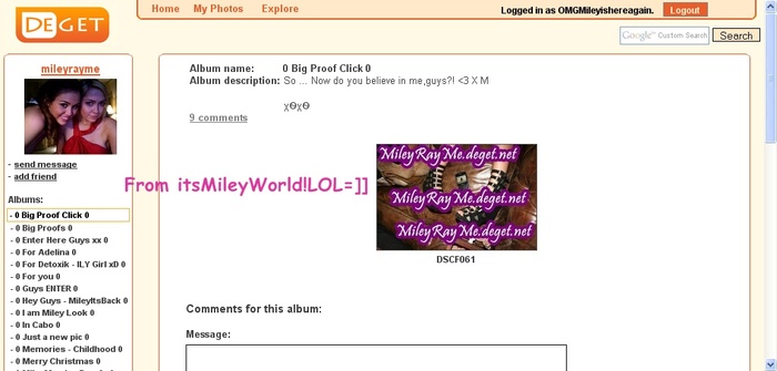 fake 2 - Your MileyRayMe Is Fake