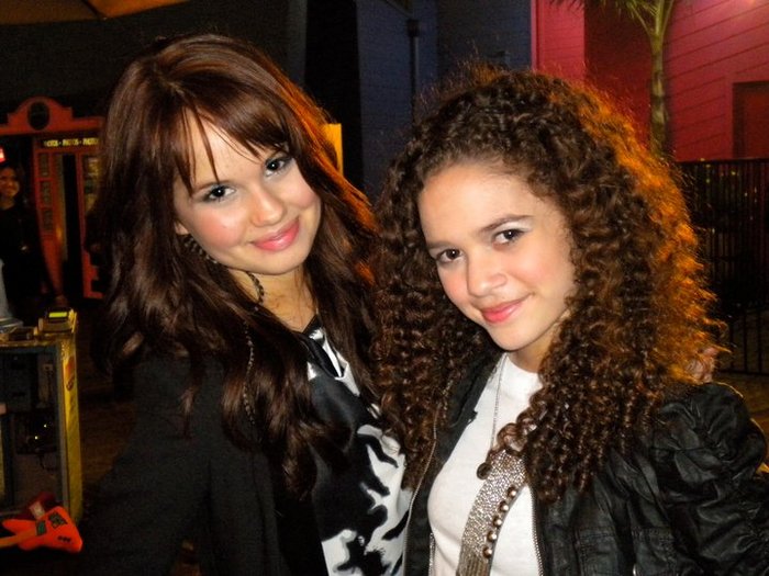 With Debby Ryan, from Suite Life on Deck