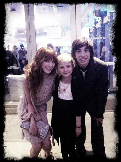Me , Bella Thorne and Jimmy M Bennett - With the Shake It Up cast