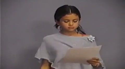 Selena Gomez - Audition Tape for Disney channel HQ 0765