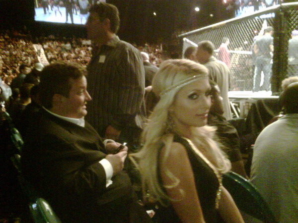 At the MGM Grand for The UFC Fight