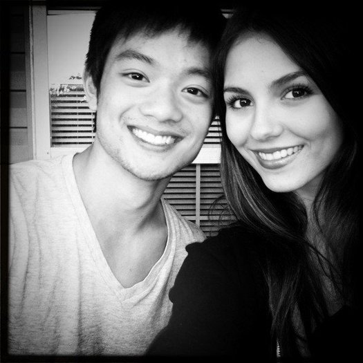 Hey guys, check out a pic of my "Fun Size" cast mate & I, Osric Chau. He's so hilarious & sweet. :{)