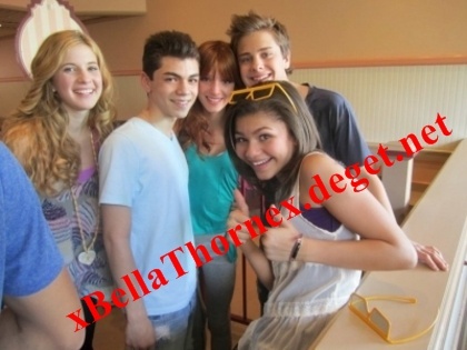 Spending the day at Disney World with Shake it Up Cast(6)