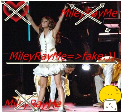 STOP POSING THE REAL MILEY:((......./MileyRayMe-Fake fake:))