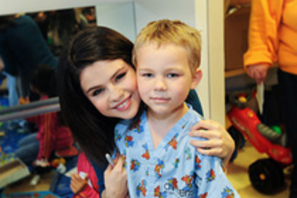 5 - Selena Gomez visited a hospital for sick children