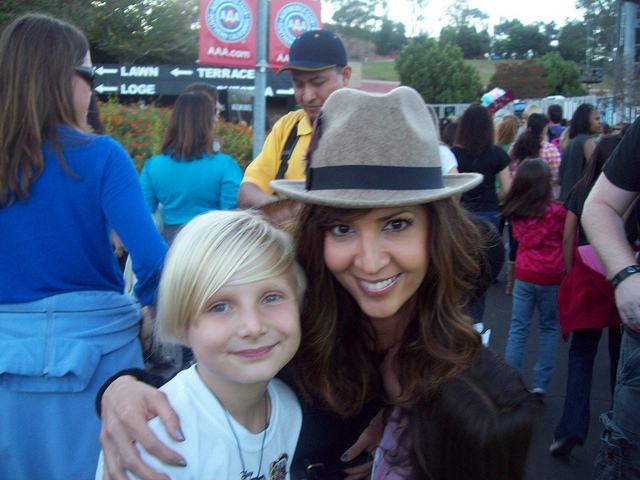 Maria Canals Barrera at Jonas Brothers Concert - Wizards of Waverly Place