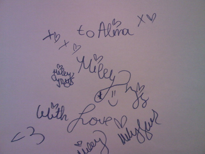 To Alina XoXo Miley