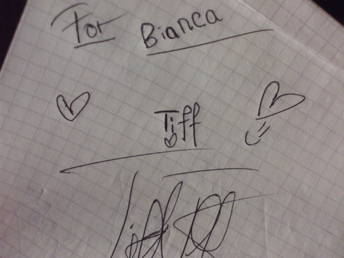 for Bianca - 0 Autographs 0