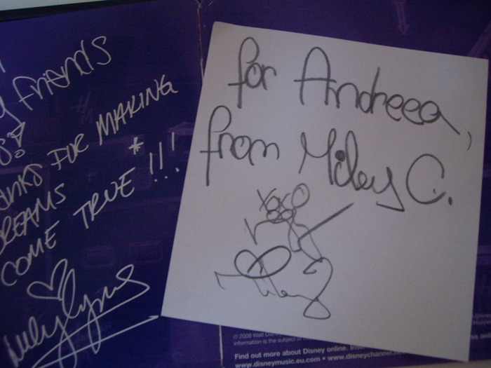for andreea - autographs