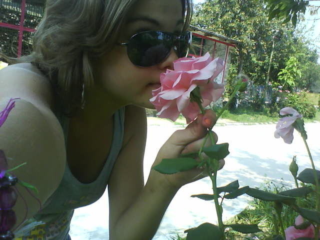 Me with my flower :X:X