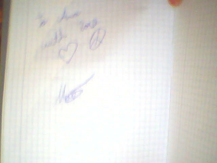 my autograph