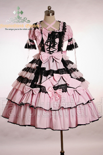 Dolly_Gothic_Lolita_Cross_Straps_Collar_Tiered_Trimmings_Dress_DR00086_01[1]