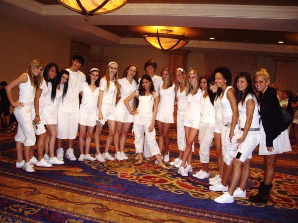 Me, Amanda, & my fifteen dancers! They were AWESOME