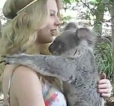 me and a koala