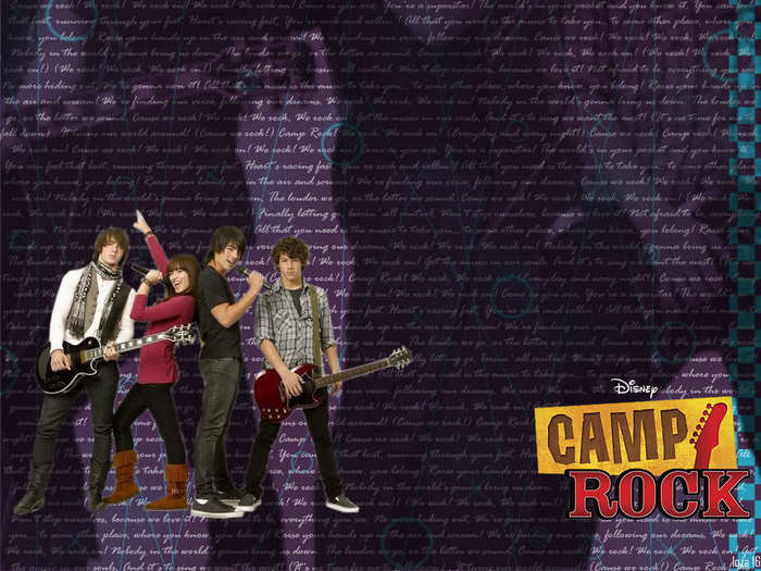 camprock - Demi Lovato and Jonas Brothers