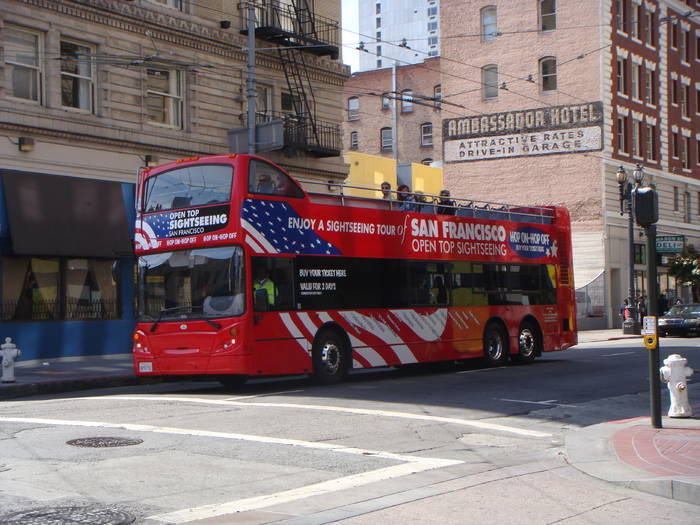 Tour bus of San Francisco