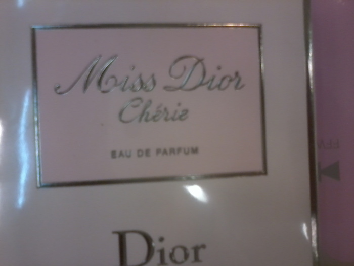 I love Miss Dior Cherie