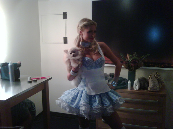 Dressed up as Todo and Dorothy in my dressing room at The Jimmy Kimmel Show - halloween