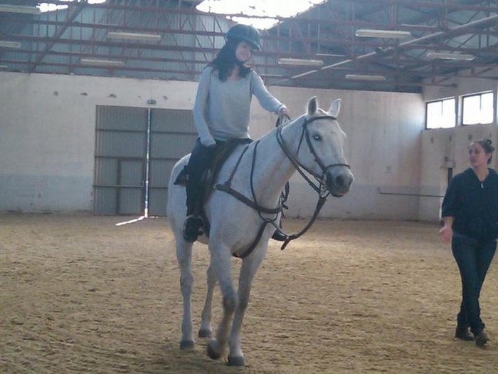 Me riding a horse. - x Budapest