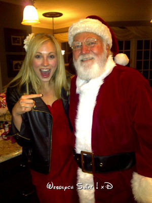 x . hihi...With Santa Claus :))