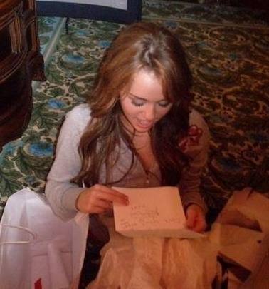 I read a love letter! - Proof that I am Miley