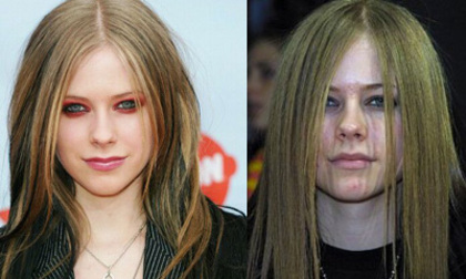 Avril Lavigne no make up