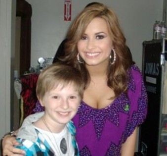 with my fan - Camp rock 2 tour 2010