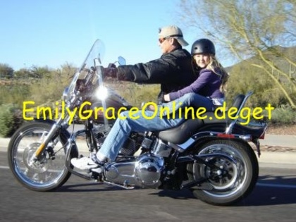 on a harley with my grandpa POPS - pics with my grandpa